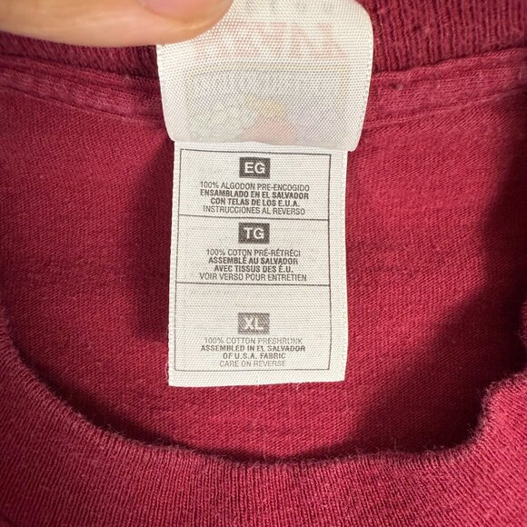 Vintage Galena Illinois Graphic T-Shirt Red Unisex XL Single Stitch Eagle Travel - Picture 4 of 7